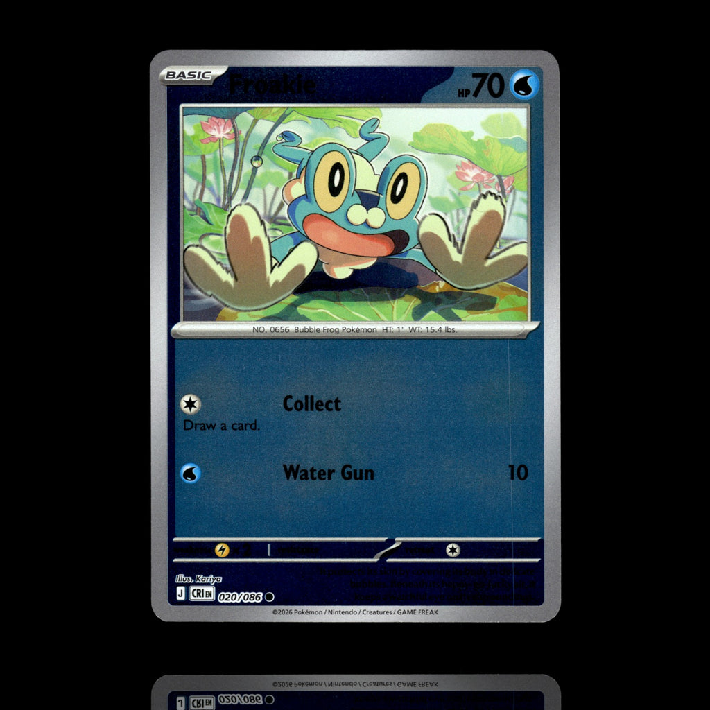▸ Froakie | ME04: Chaos Rising | Reverse Holo | 020/086 | NM
