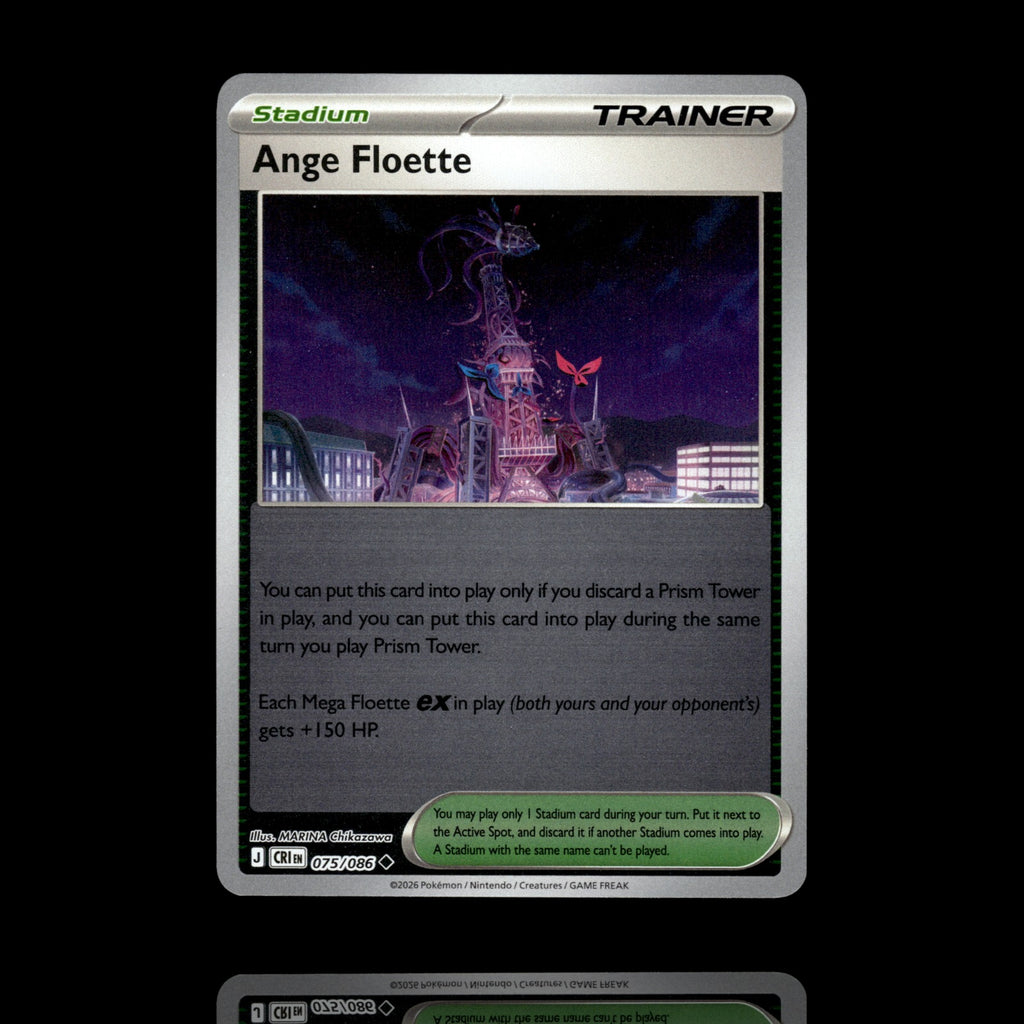 ▸ Ange Floette | ME04: Chaos Rising | Reverse Holo | 075/086 | NM