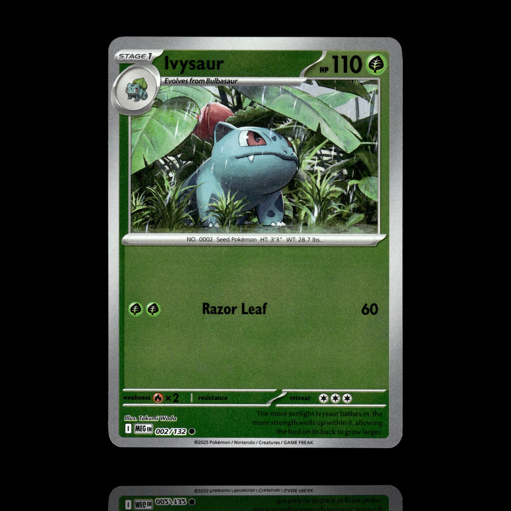 ▸ Ivysaur | ME01: Mega Evolution | Reverse Holo | 002/132 | NM