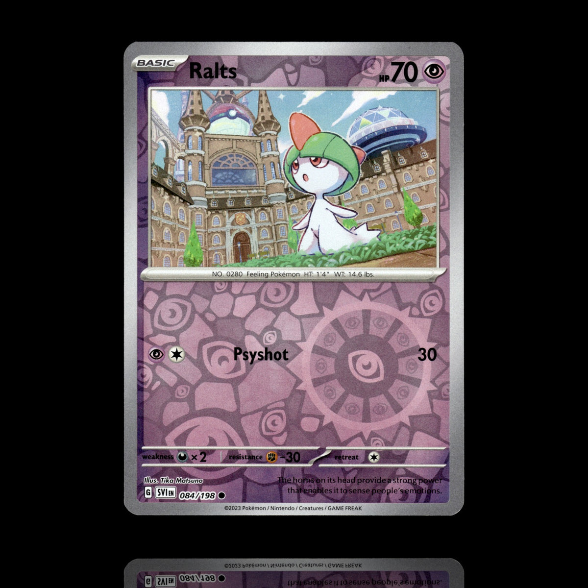 ▸ Ralts | SV01: Scarlet & Violet Base Set | Reverse Holo | 084/198 | NM
