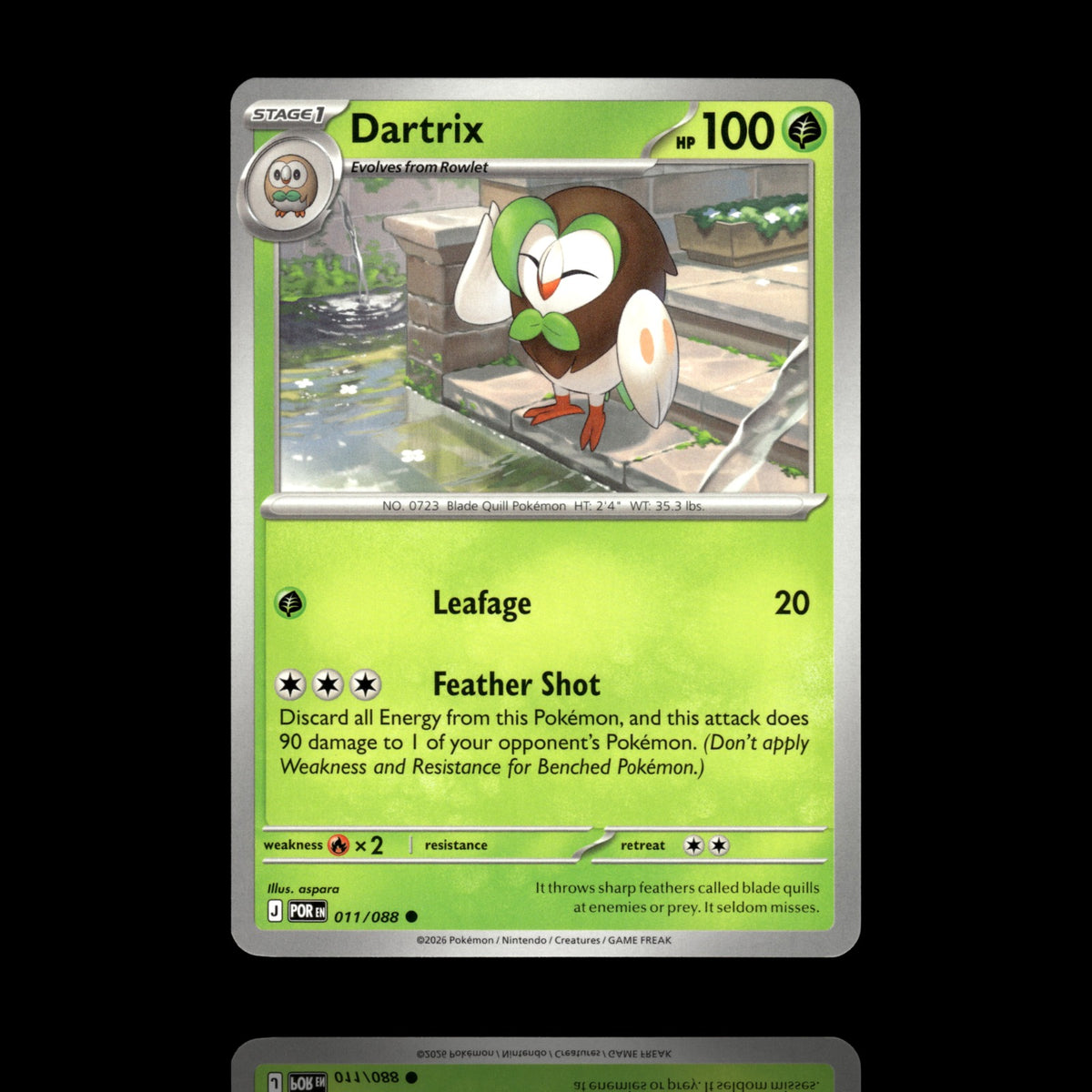 ▸ Dartrix | ME03: Perfect Order | Common | 011/088 | NM