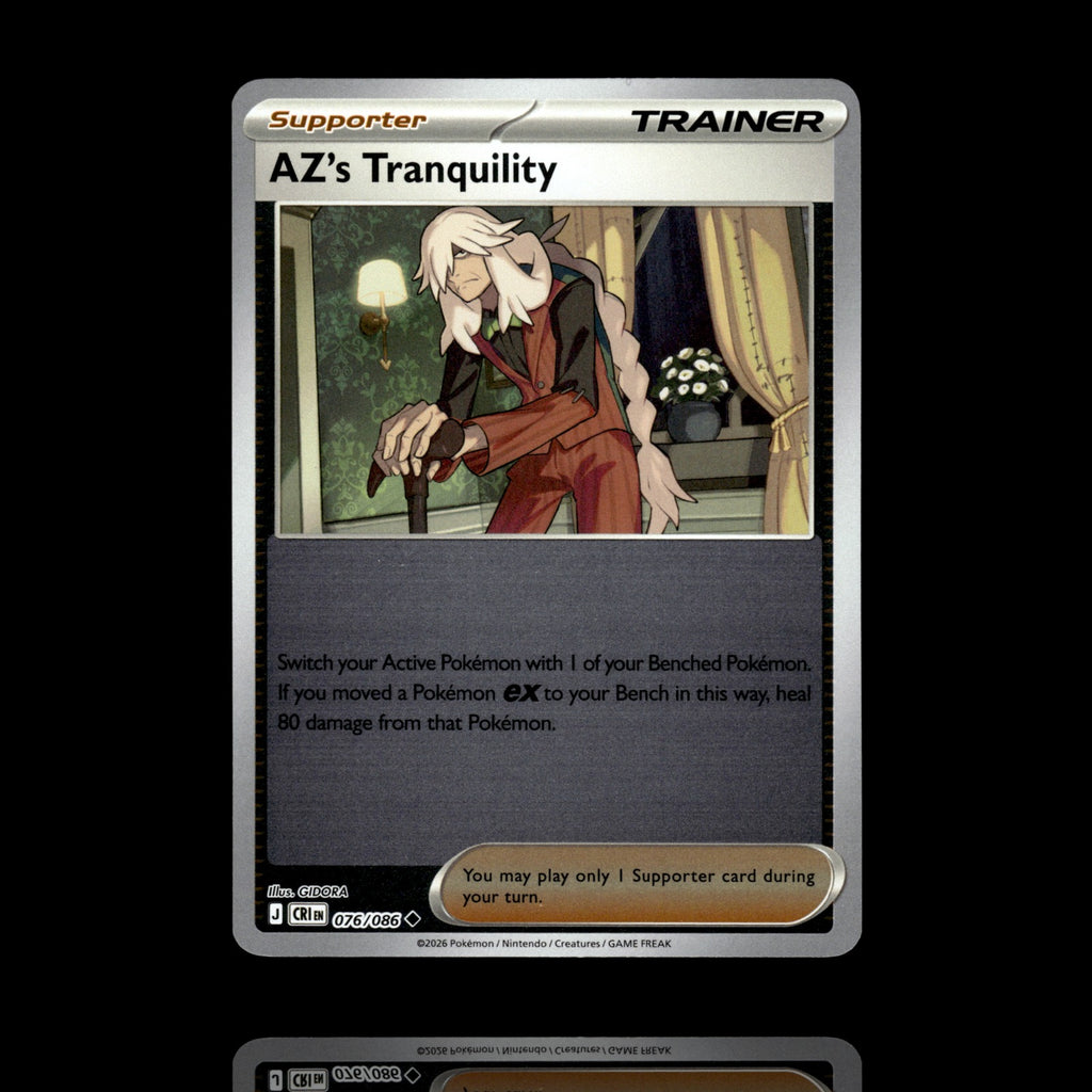 ▸ AZ's Tranquility | ME04: Chaos Rising | Reverse Holo | 076/086 | NM
