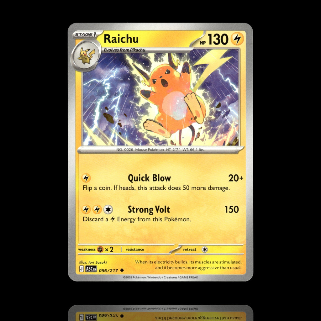 ▸ Raichu | ME: Ascended Heroes | Uncommon | 056/217 | NM