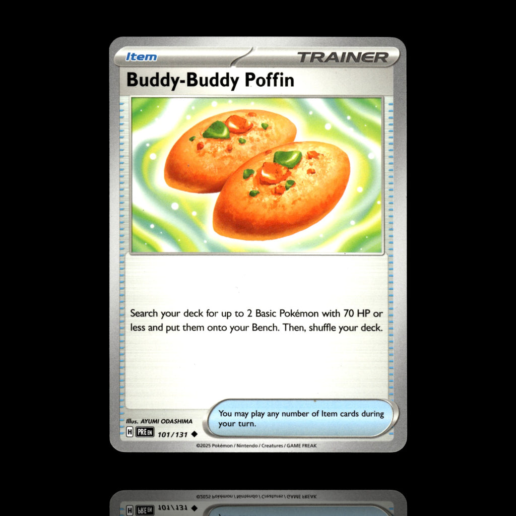 ▸ Buddy-Buddy Poffin | SV: Prismatic Evolutions | Uncommon | 101/131 | NM
