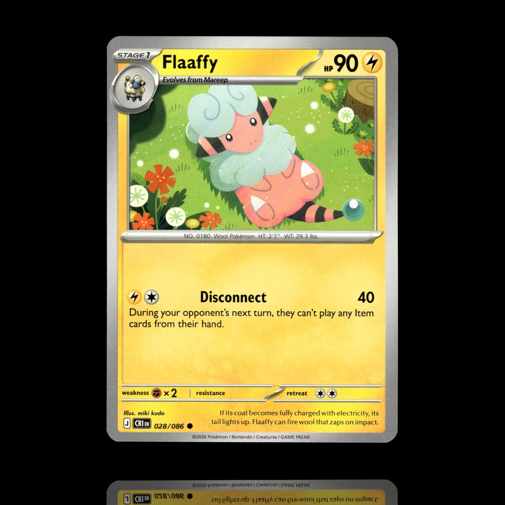 ▸ Flaaffy | ME04: Chaos Rising | Common | 028/086 | NM