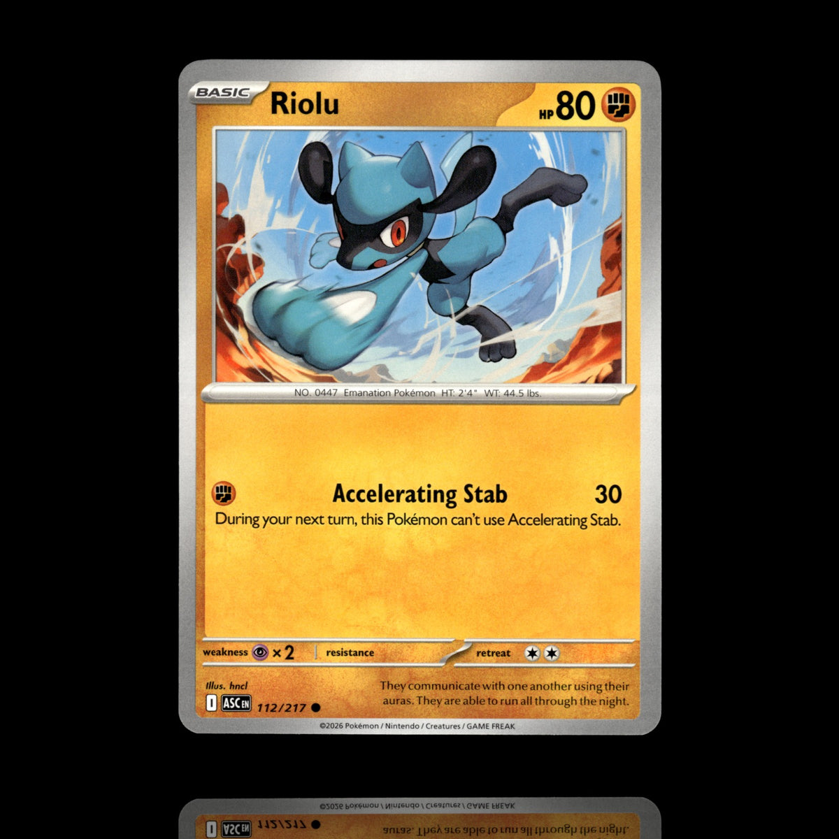 ▸ Riolu | ME: Ascended Heroes | Common | 112/217 | NM