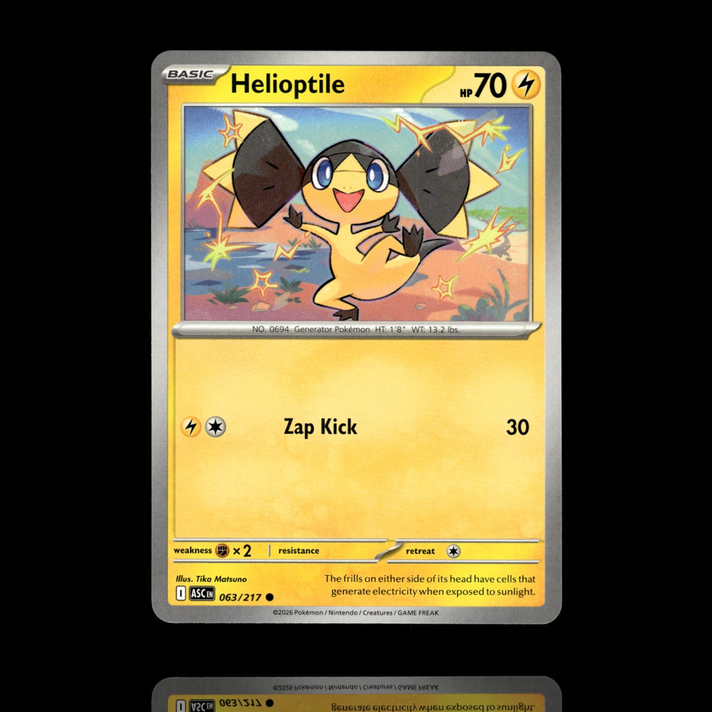 ▸ Helioptile | ME: Ascended Heroes | Common | 063/217 | NM