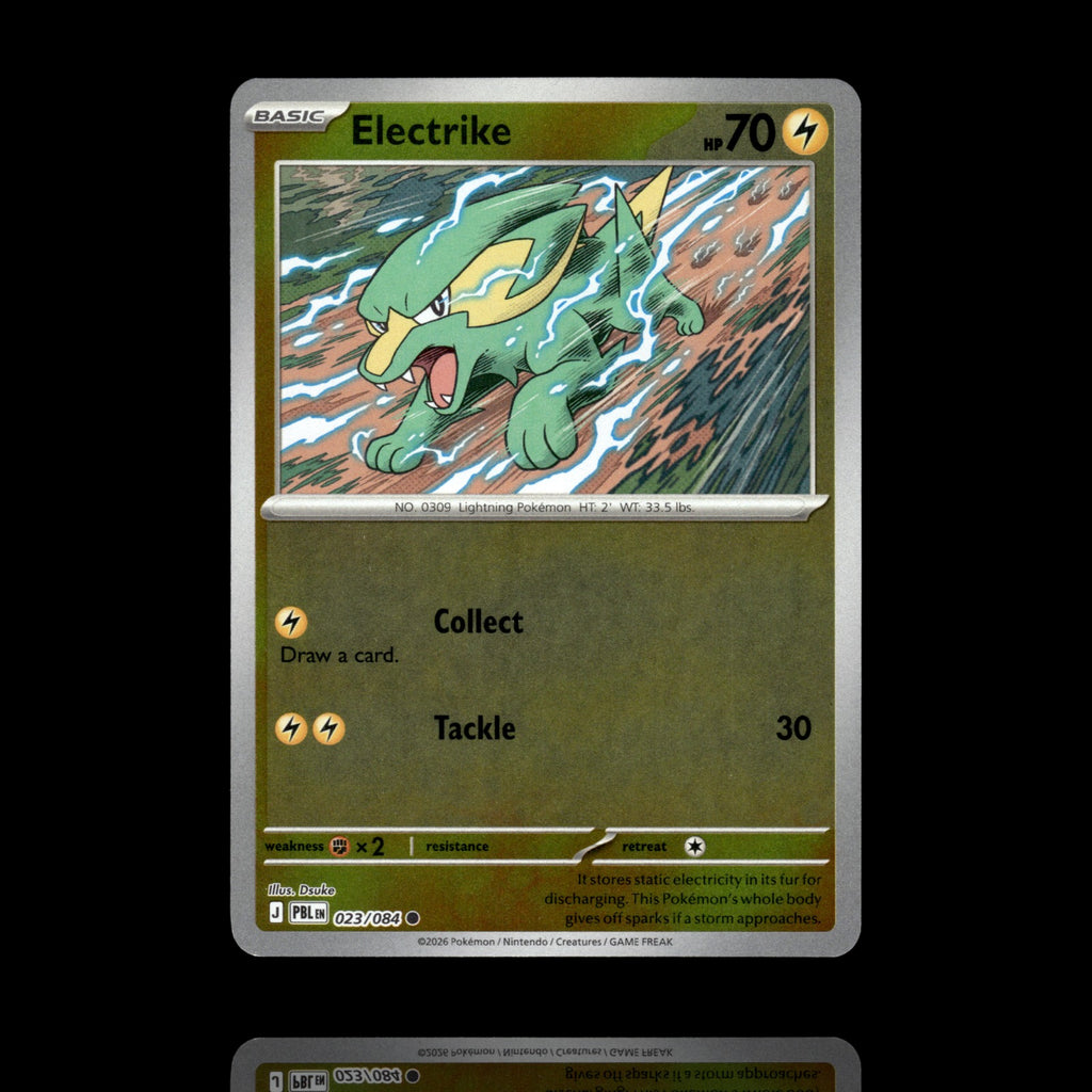 ▸ Electrike | ME05: Pitch Black | Reverse Holo | 023/084 | NM