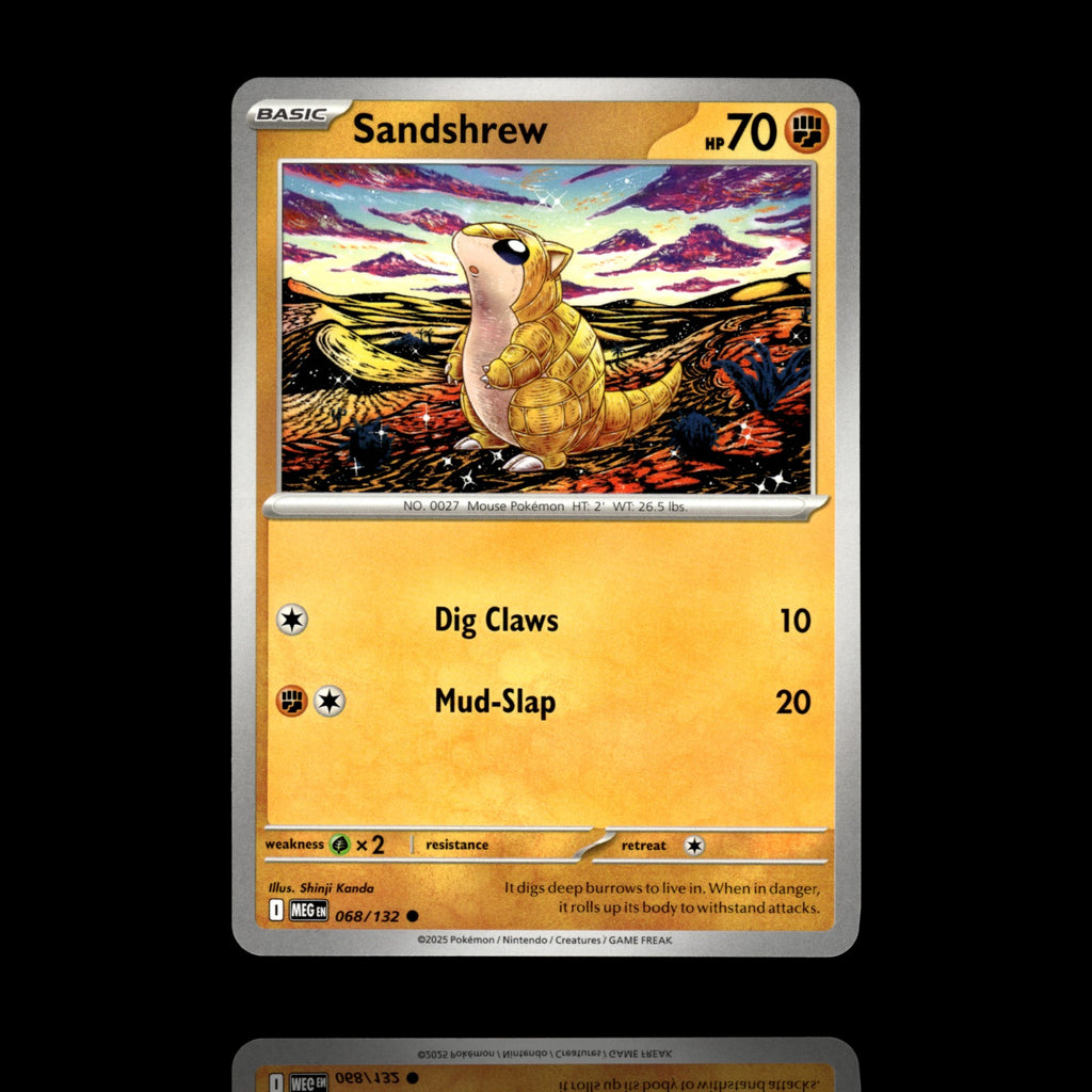 ▸ Sandshrew | ME01: Mega Evolution | Common | 068/132 | NM