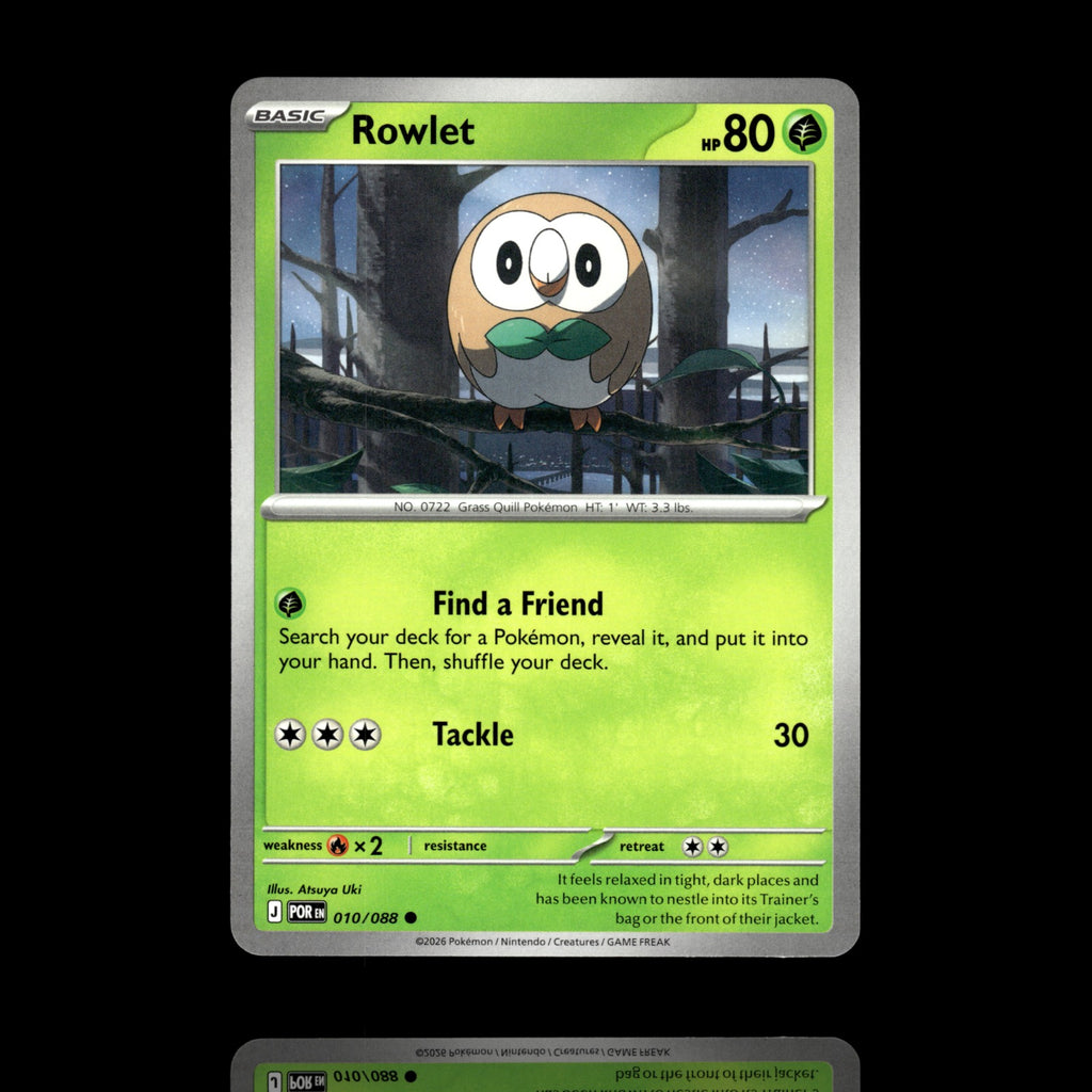▸ Rowlet | ME03: Perfect Order | Common | 010/088 | NM