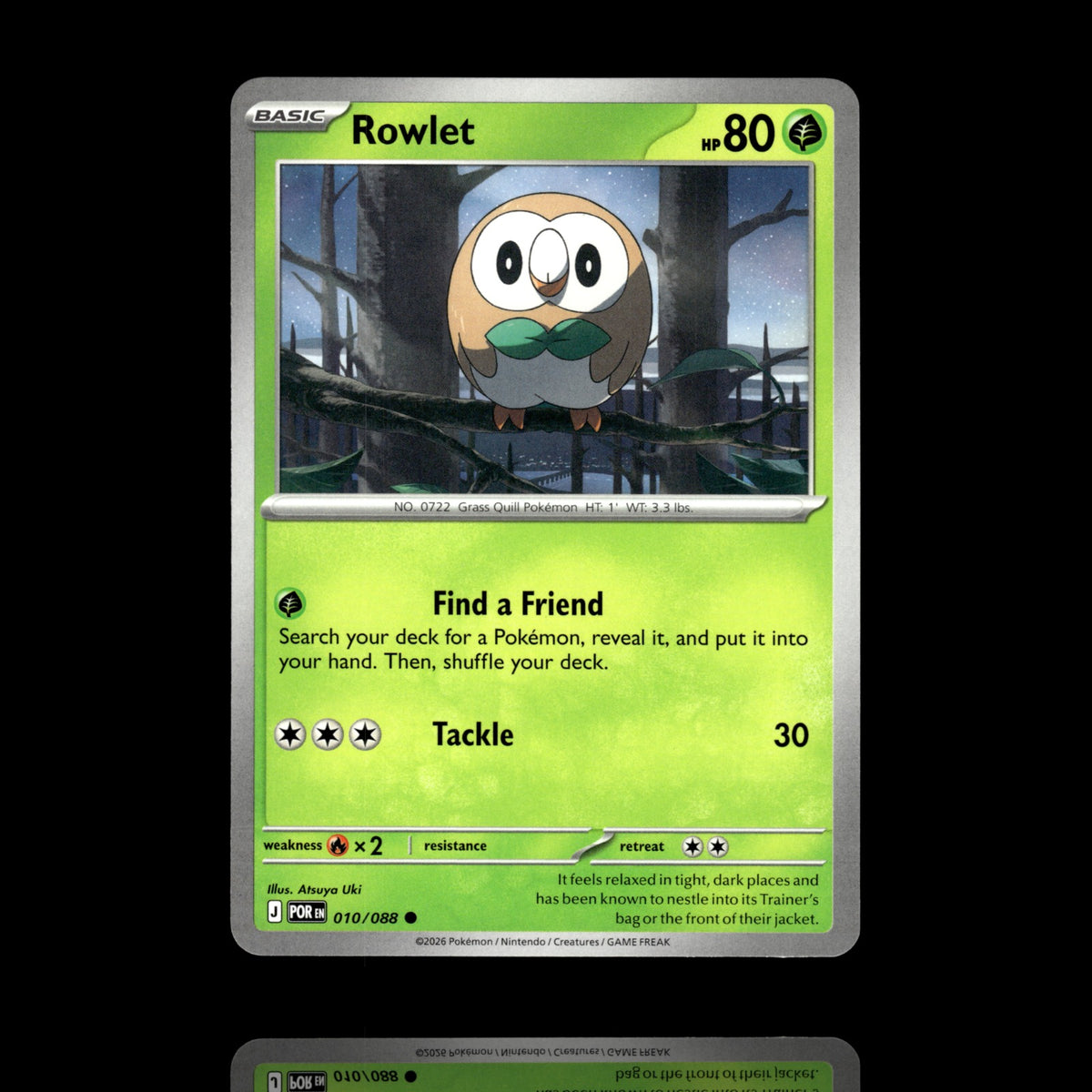 ▸ Rowlet | ME03: Perfect Order | Common | 010/088 | NM