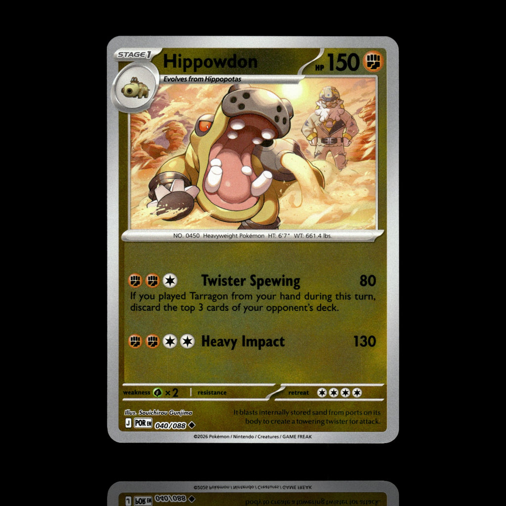 ▸ Hippowdon | ME03: Perfect Order | Reverse Holo | 040/088 | NM