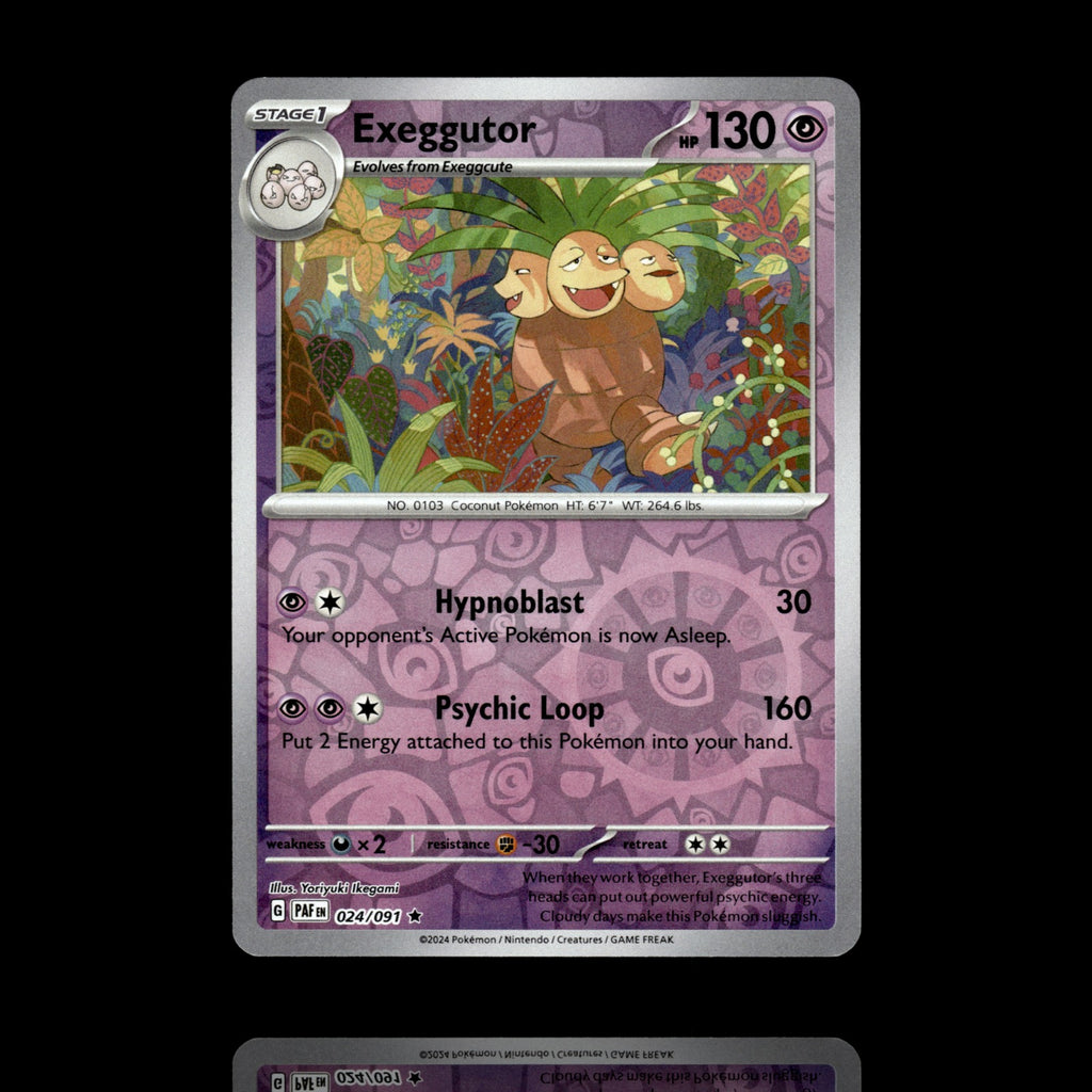 ▸ Exeggutor | SV: Paldean Fates | Reverse Holo | 024/091 | NM