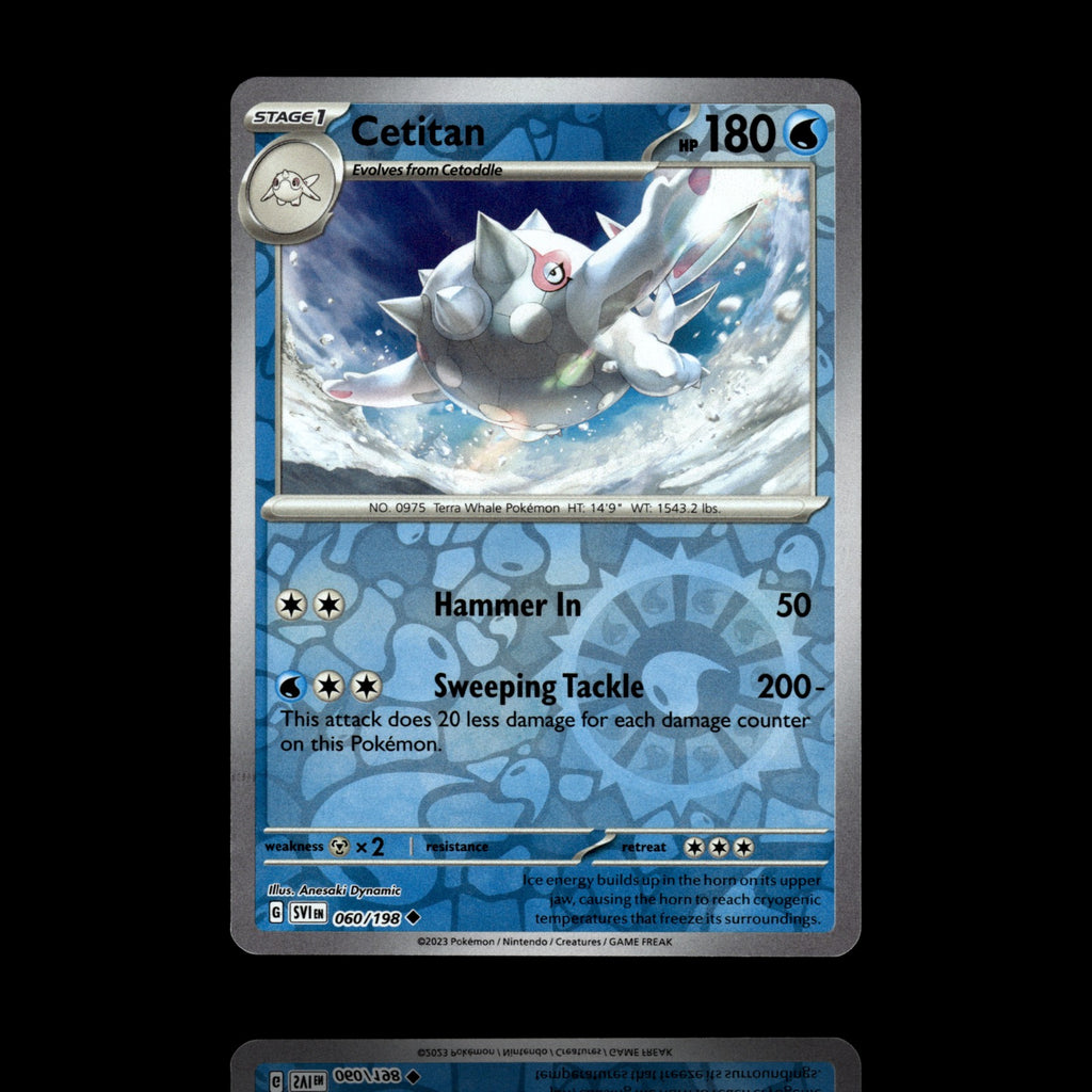 ▸ Cetitan | SV01: Scarlet & Violet Base Set | Reverse Holo | 060/198 | NM