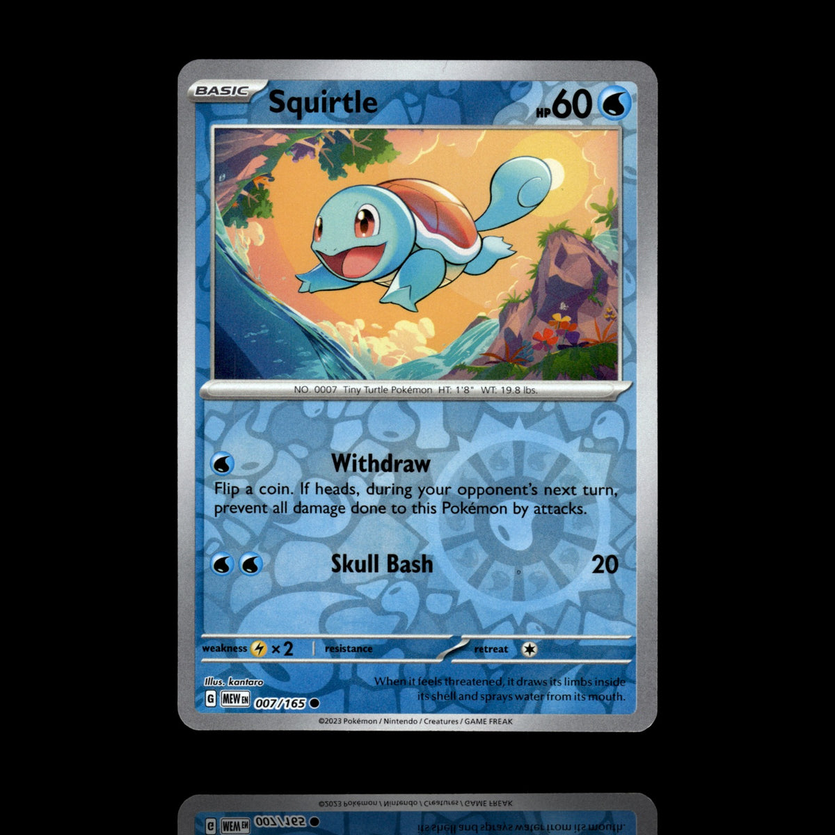 ▸ Squirtle | SV: Scarlet & Violet 151 | Reverse Holo | 007/165 | NM