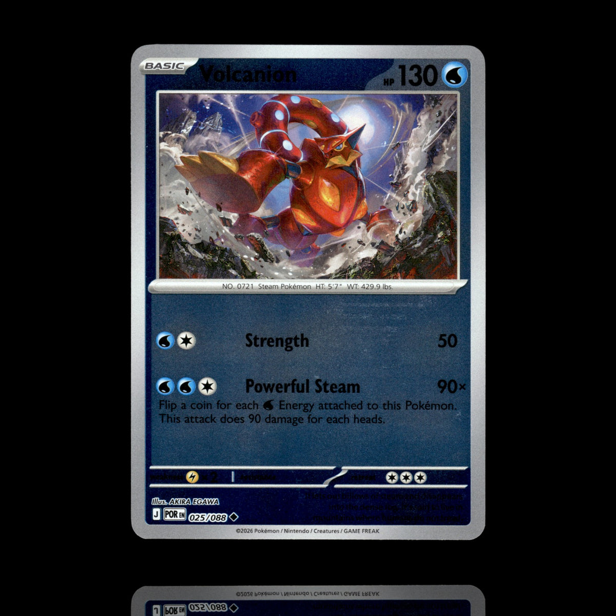 ▸ Volcanion | ME03: Perfect Order | Reverse Holo | 025/088 | NM