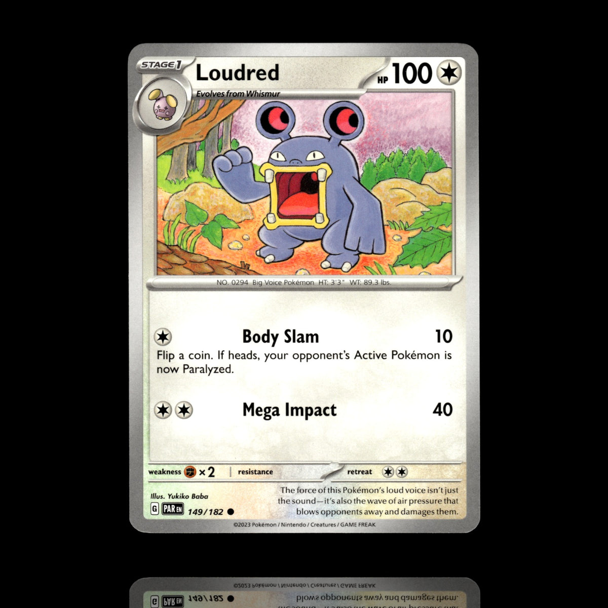 ▸ Loudred | SV04: Paradox Rift | Common | 149/182 | NM