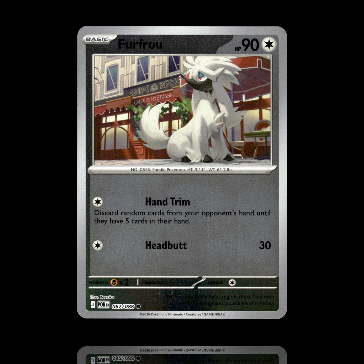▸ Furfrou | ME03: Perfect Order | Reverse Holo | 067/088 | NM