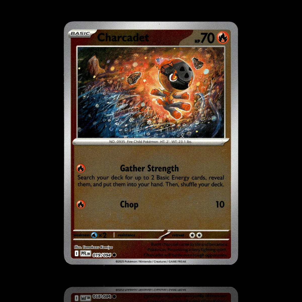 ▸ Charcadet | ME02: Phantasmal Flames | Reverse Holo | 019/094 | NM