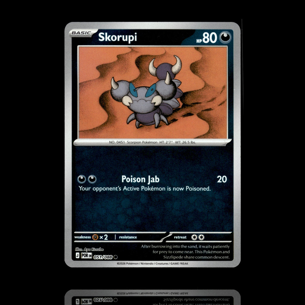 ▸ Skorupi | ME03: Perfect Order | Reverse Holo | 051/088 | NM