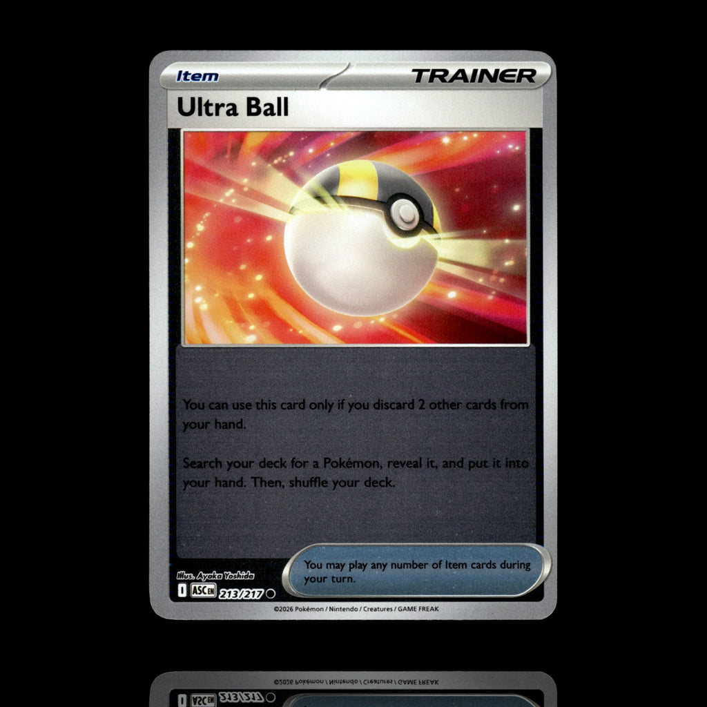 ▸ Ultra Ball | ME: Ascended Heroes | Reverse Holo | 213/217 | NM