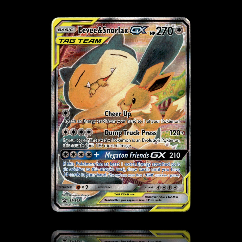 ▸ Eevee & Snorlax GX | SM Promos | Promo | SM169 | NM