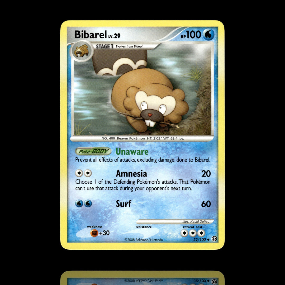 ▸ Bibarel | Stormfront | Uncommon | 32/100 | NM
