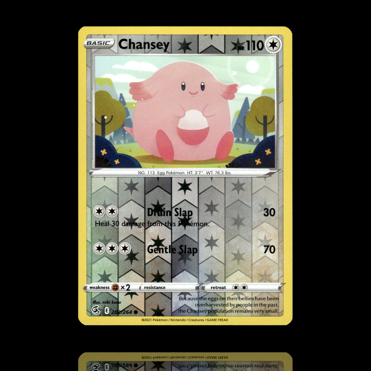 ▸ Chansey | SWSH08: Fusion Strike | Reverse Holo | 202/264 | NM