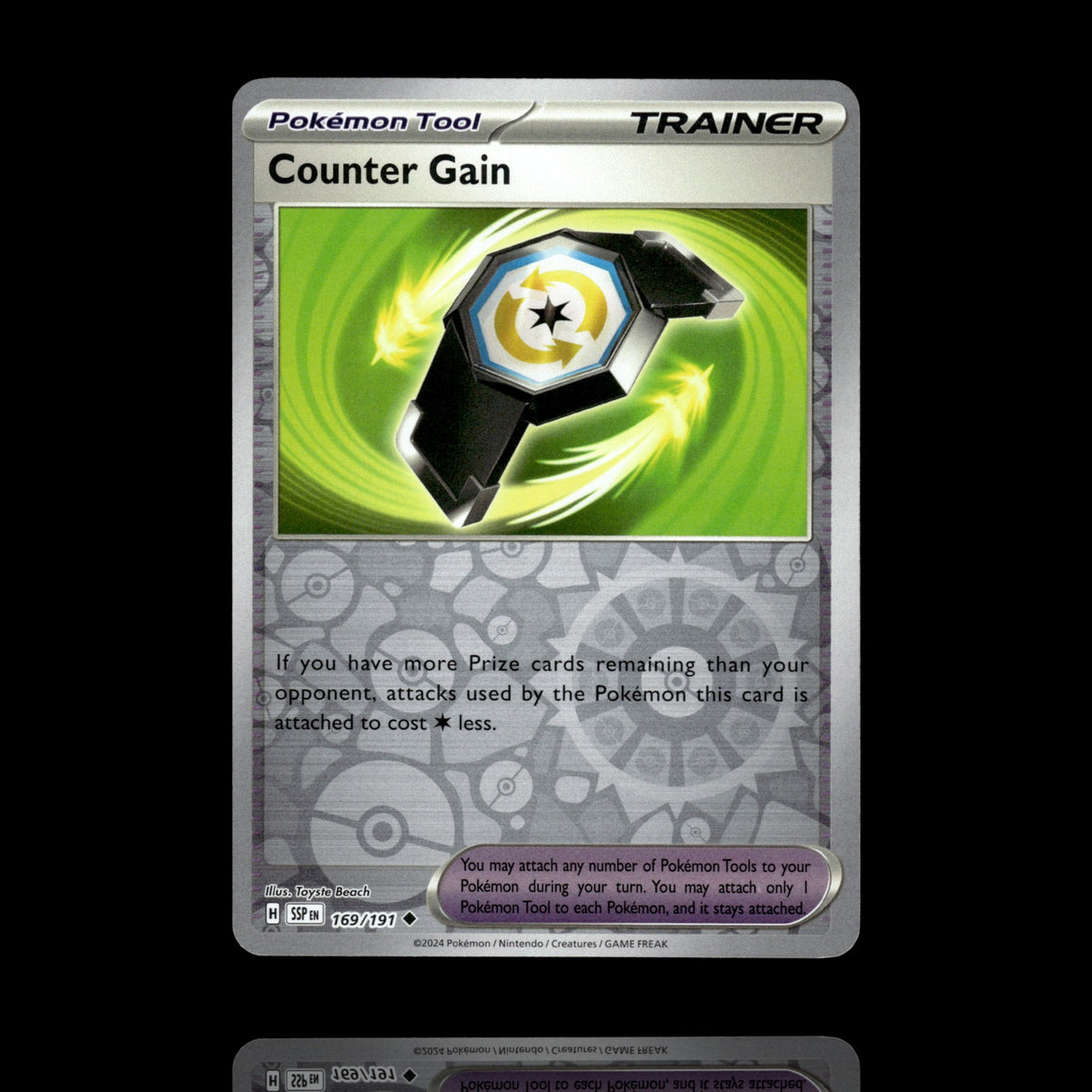 ▸ Counter Gain | ME: Ascended Heroes | Reverse Holo | 186/217 | NM