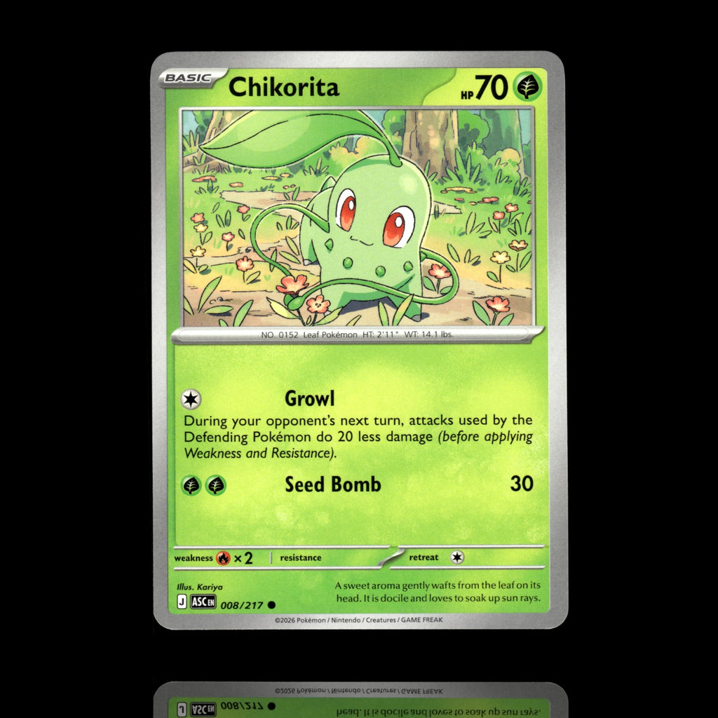 ▸ Chikorita | ME: Ascended Heroes | Common | 008/217 | NM