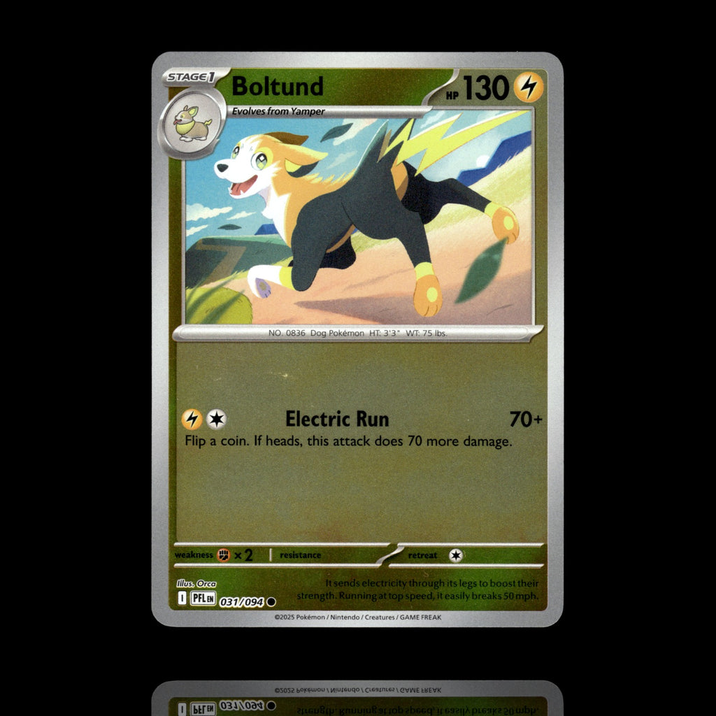 ▸ Boltund | ME02: Phantasmal Flames | Reverse Holo | 031/094 | NM