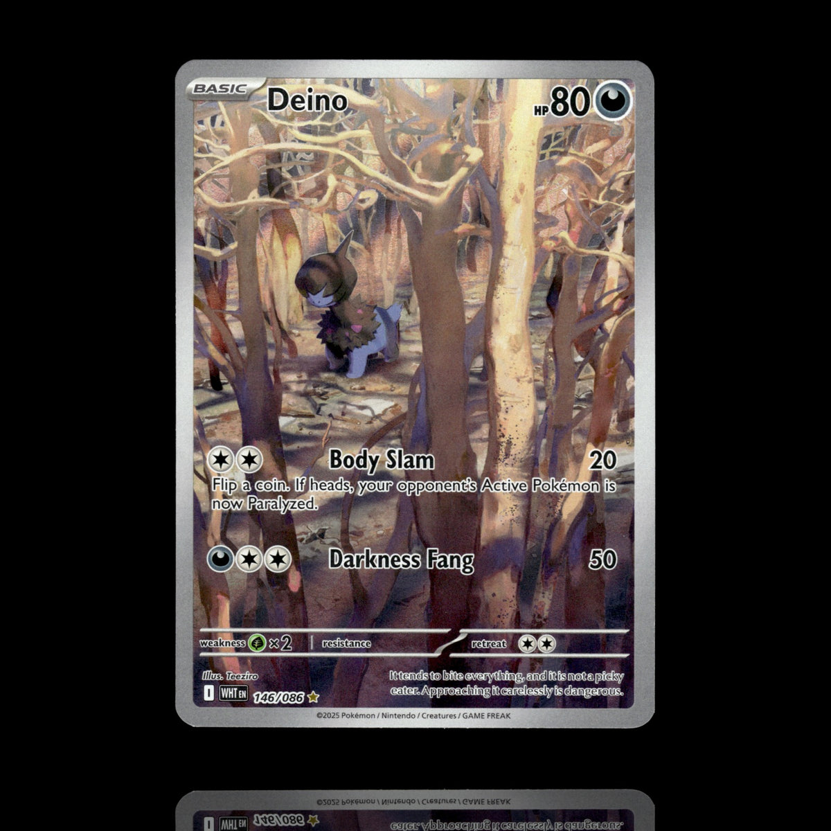 ▸ Deino | SV: White Flare | Illustration Rare | 146/086 | NM