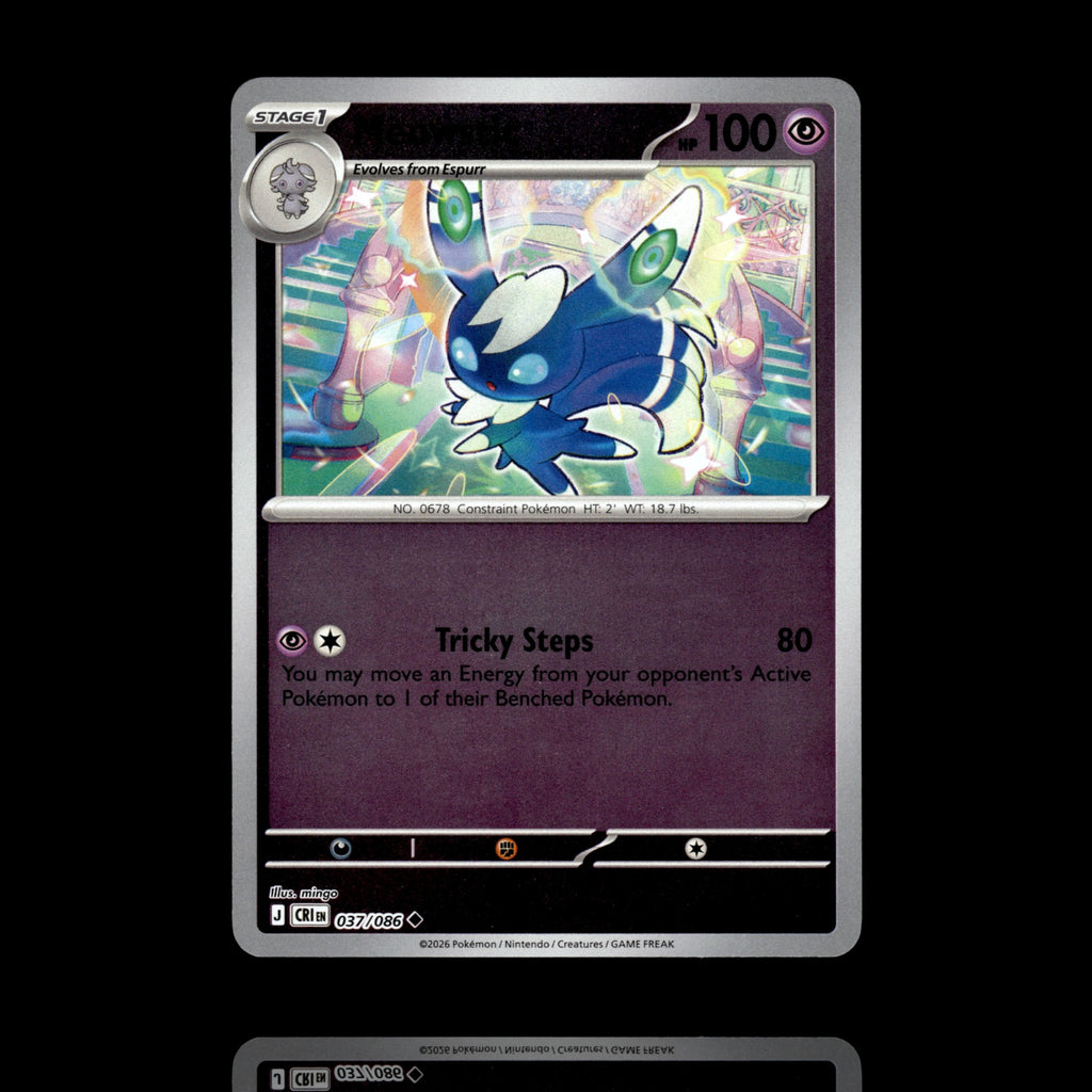 ▸ Meowstic | ME04: Chaos Rising | Reverse Holo | 037/086 | NM