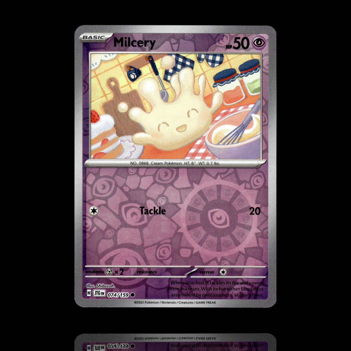 ▸ Milcery | SV09: Journey Together | Reverse Holo | 074/159 | NM