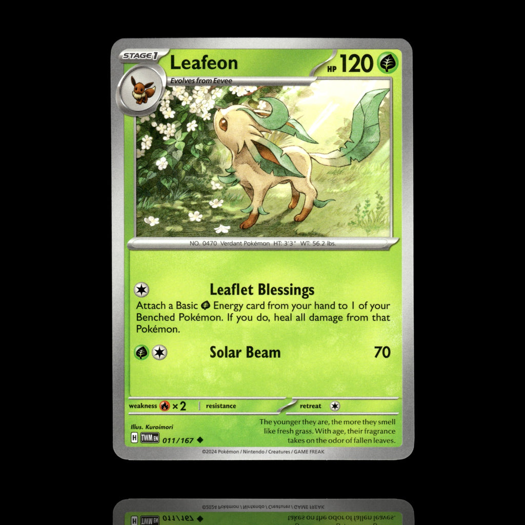 ▸ Leafeon | SV06: Twilight Masquerade | Uncommon | 011/167 | NM