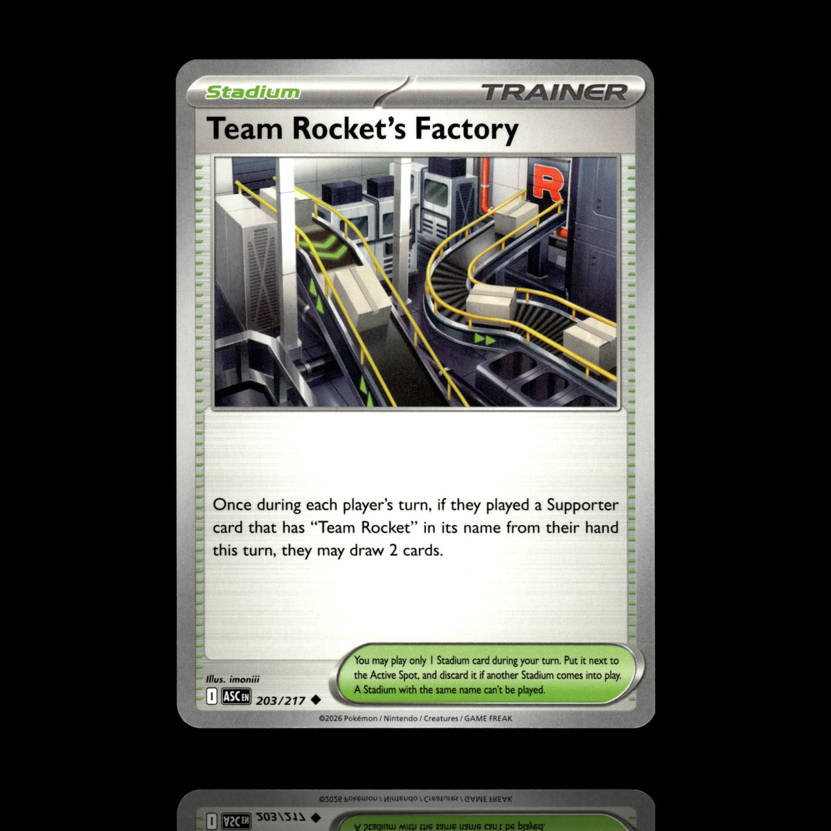 ▸ Team Rocket's Factory | ME: Ascended Heroes | Uncommon | 203/217 | NM