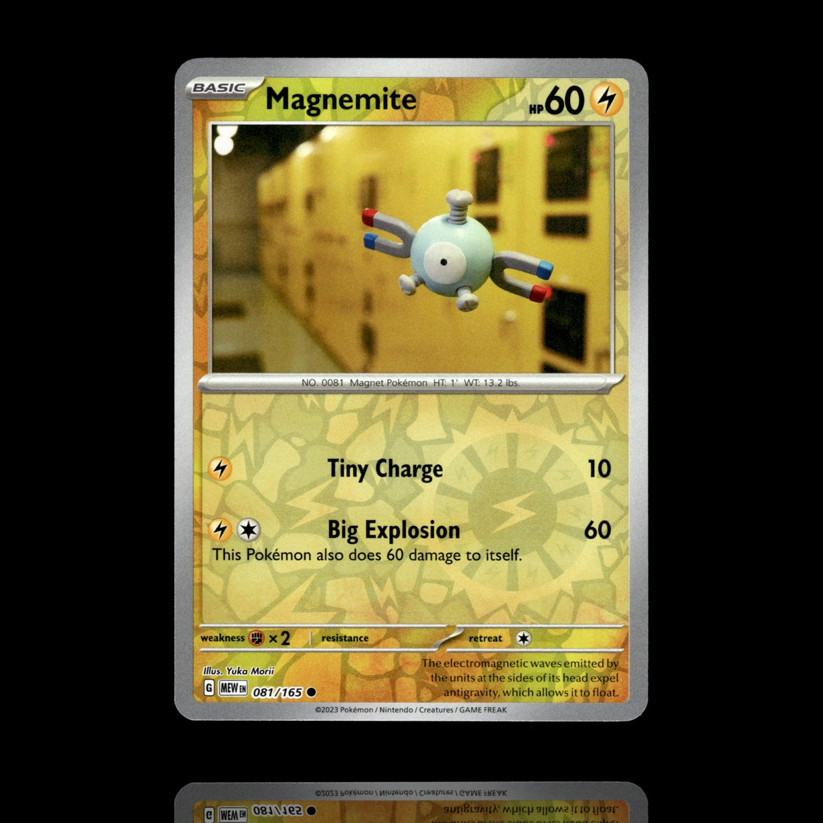 ▸ Magnemite | SV: Scarlet & Violet 151 | Reverse Holo | 081/165 | NM