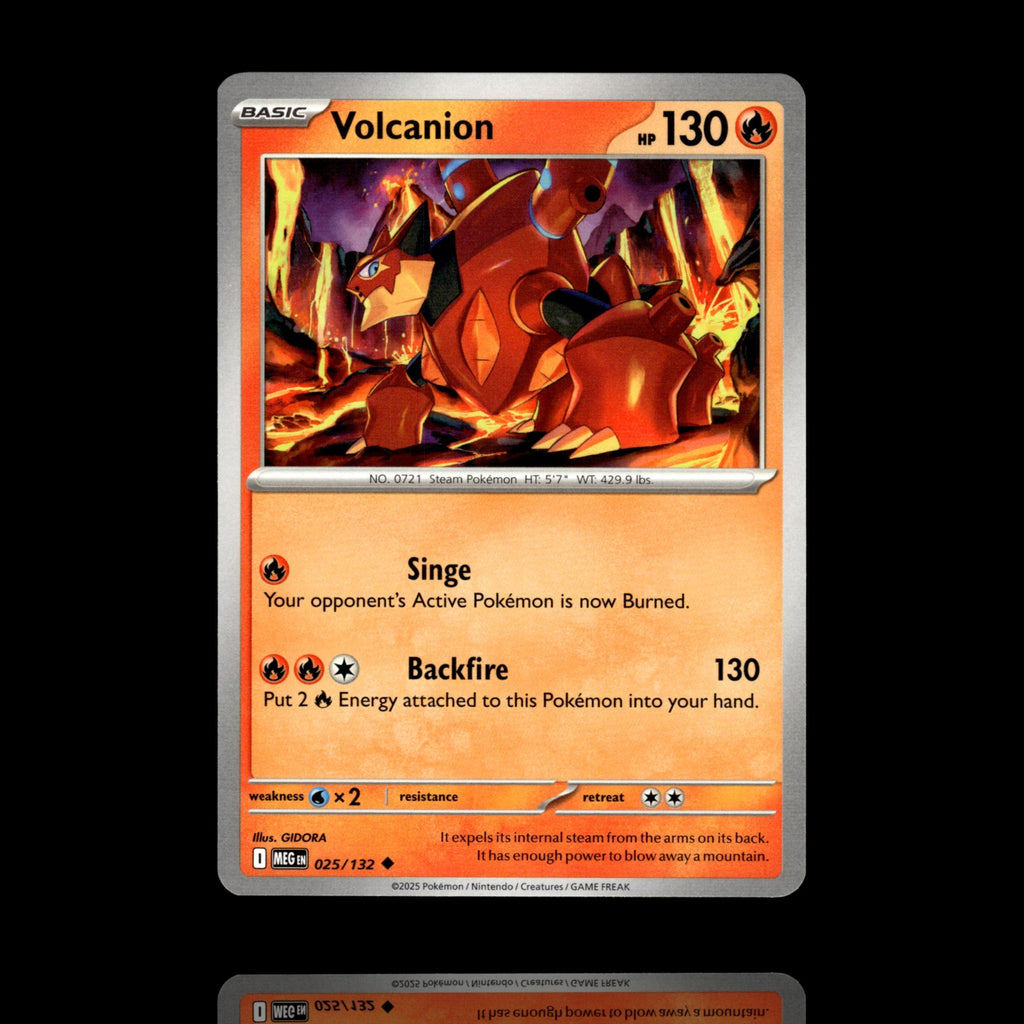 ▸ Volcanion | ME01: Mega Evolution | Uncommon | 025/132 | NM