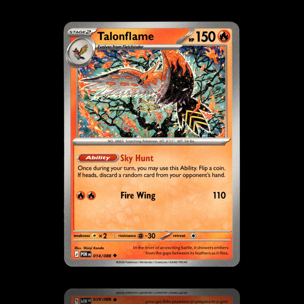 ▸ Talonflame | ME03: Perfect Order | Uncommon | 014/088 | NM