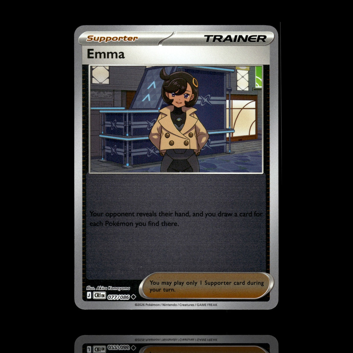 ▸ Emma | ME04: Chaos Rising | Reverse Holo | 077/086 | NM