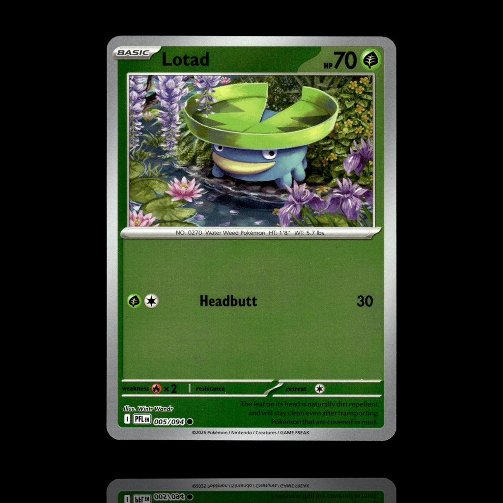 ▸ Lotad | ME02: Phantasmal Flames | Reverse Holo | 005/094 | NM
