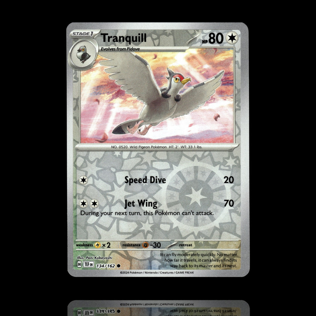 ▸ Tranquill | SV05: Temporal Forces | Reverse Holo | 134/162 | NM
