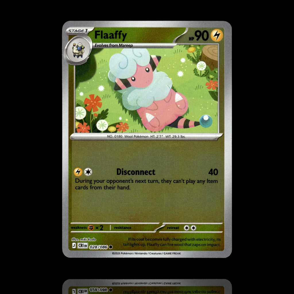 ▸ Flaaffy | ME04: Chaos Rising | Reverse Holo | 028/086 | NM