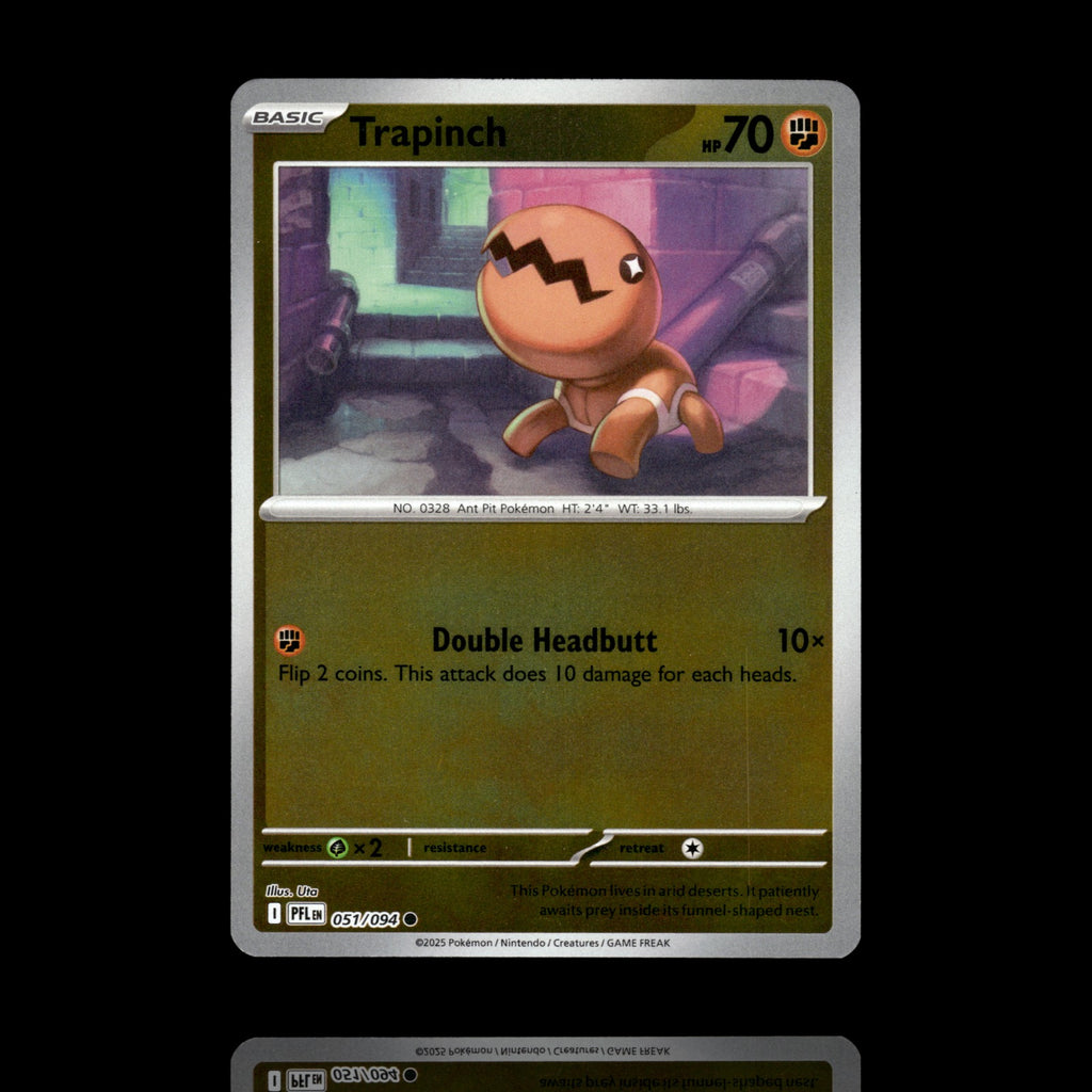 ▸ Trapinch | ME02: Phantasmal Flames | Reverse Holo | 051/094 | NM
