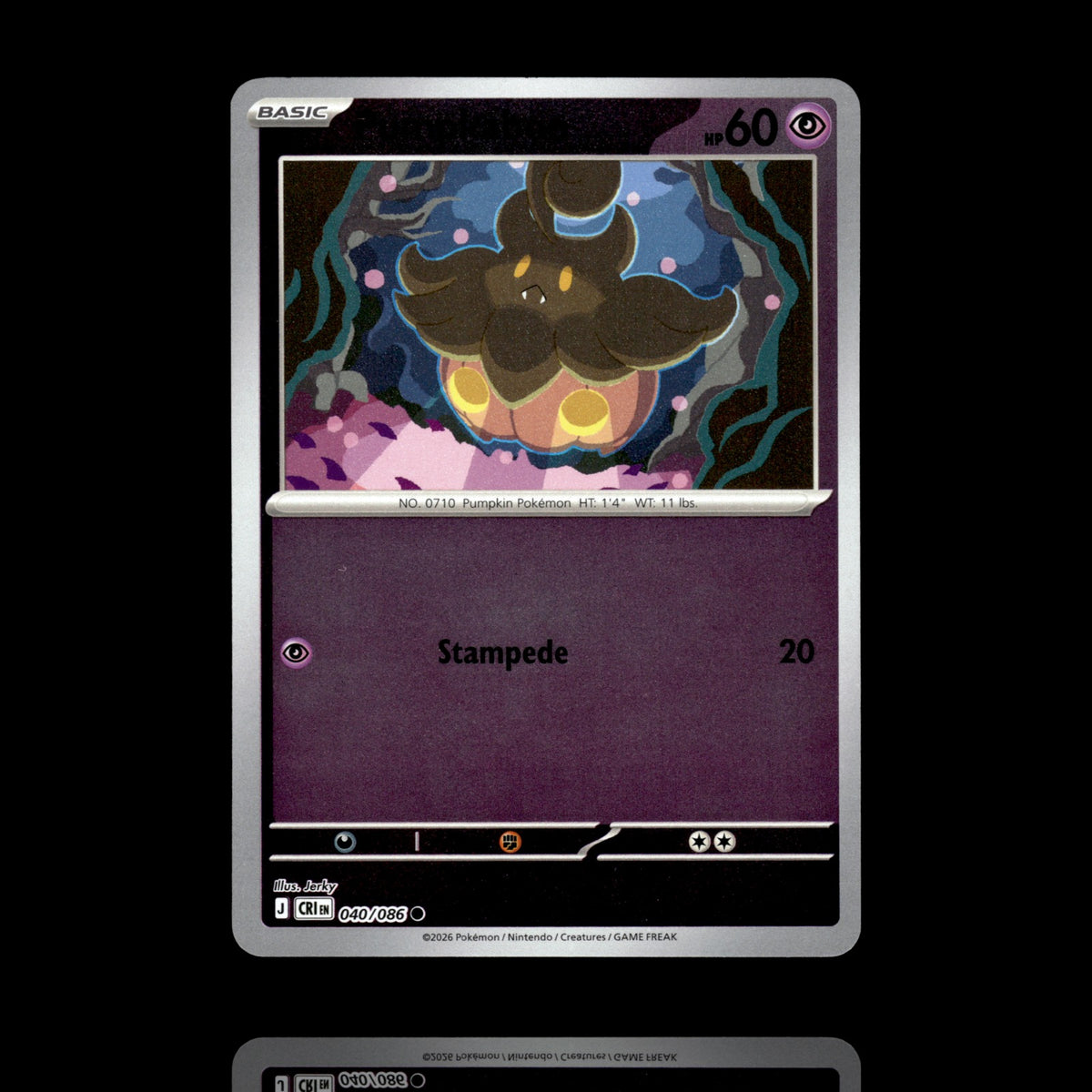 ▸ Pumpkaboo | ME04: Chaos Rising | Reverse Holo | 040/086 | NM