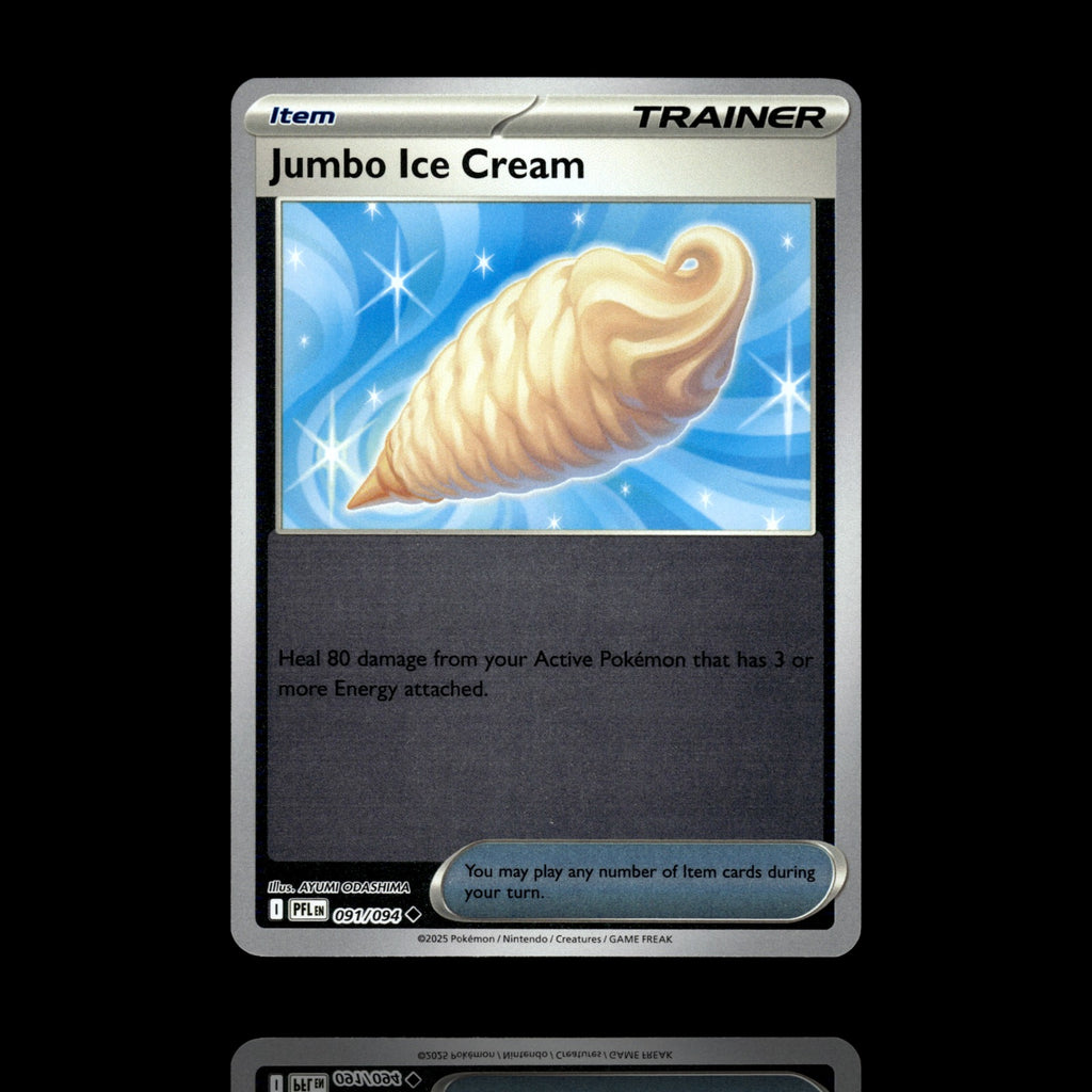 ▸ Jumbo Ice Cream | ME02: Phantasmal Flames | Reverse Holo | 091/094 | NM