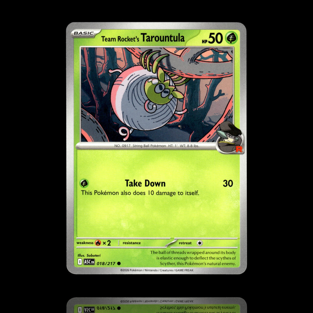 ▸ Team Rocket's Tarountula | ME: Ascended Heroes | Common | 018/217 | NM
