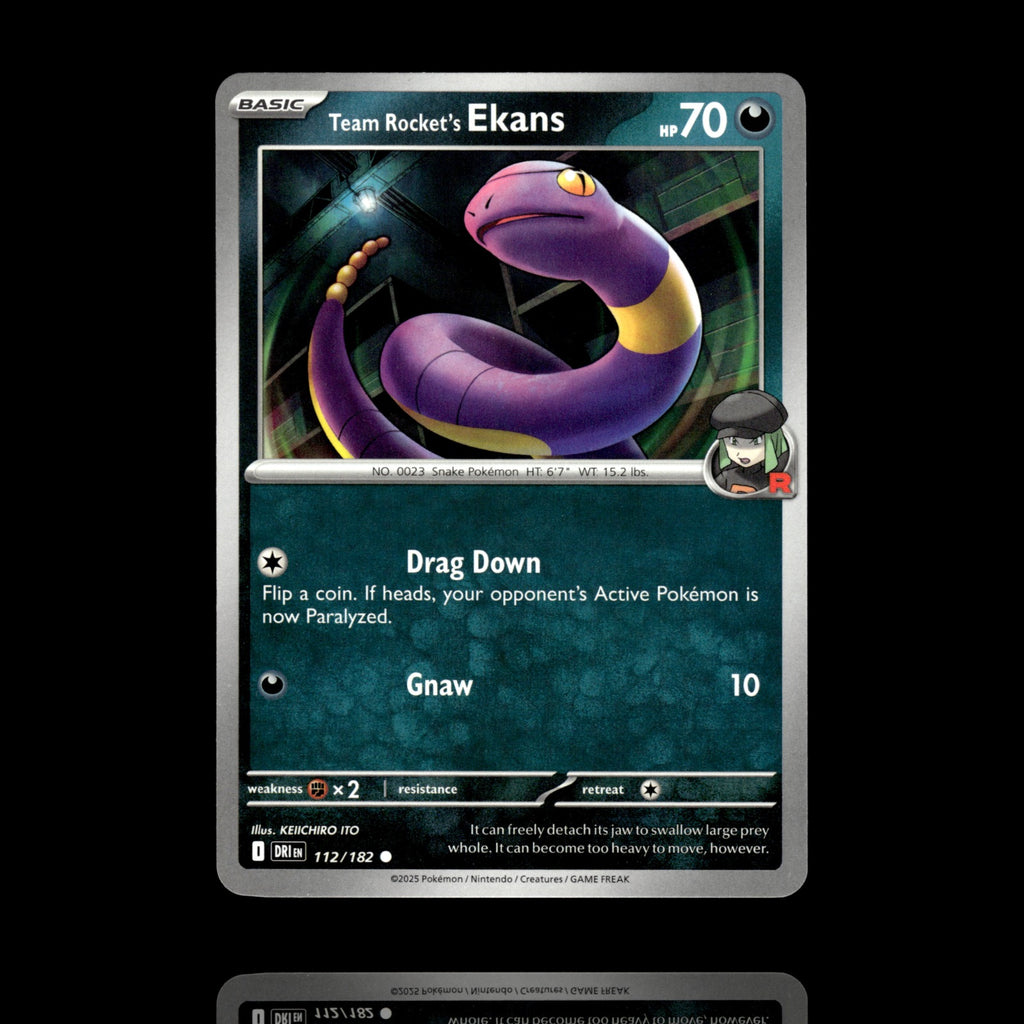 ▸ Team Rocket's Ekans | SV10: Destined Rivals | Common | 112/182 | NM