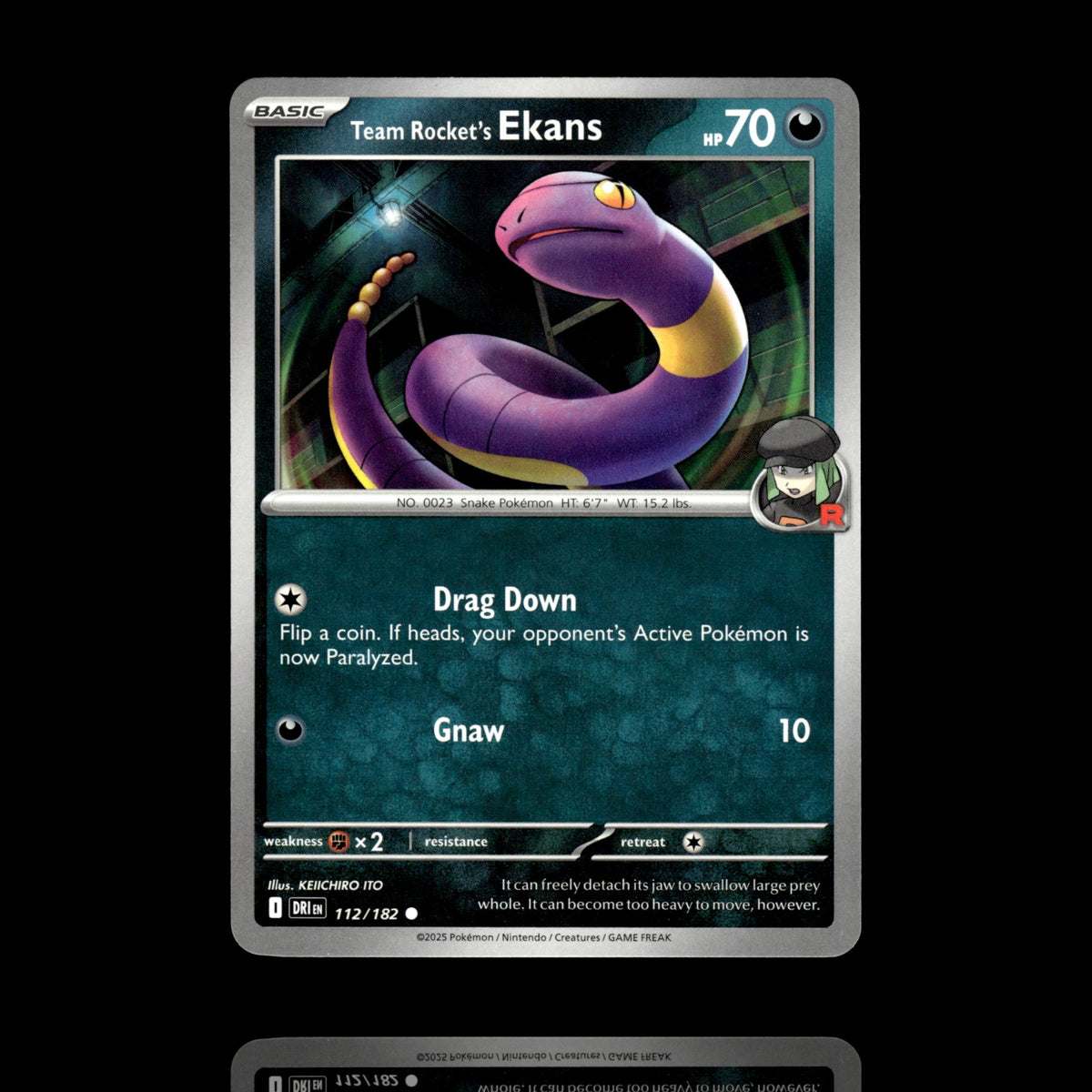 ▸ Team Rocket's Ekans | SV10: Destined Rivals | Common | 112/182 | NM