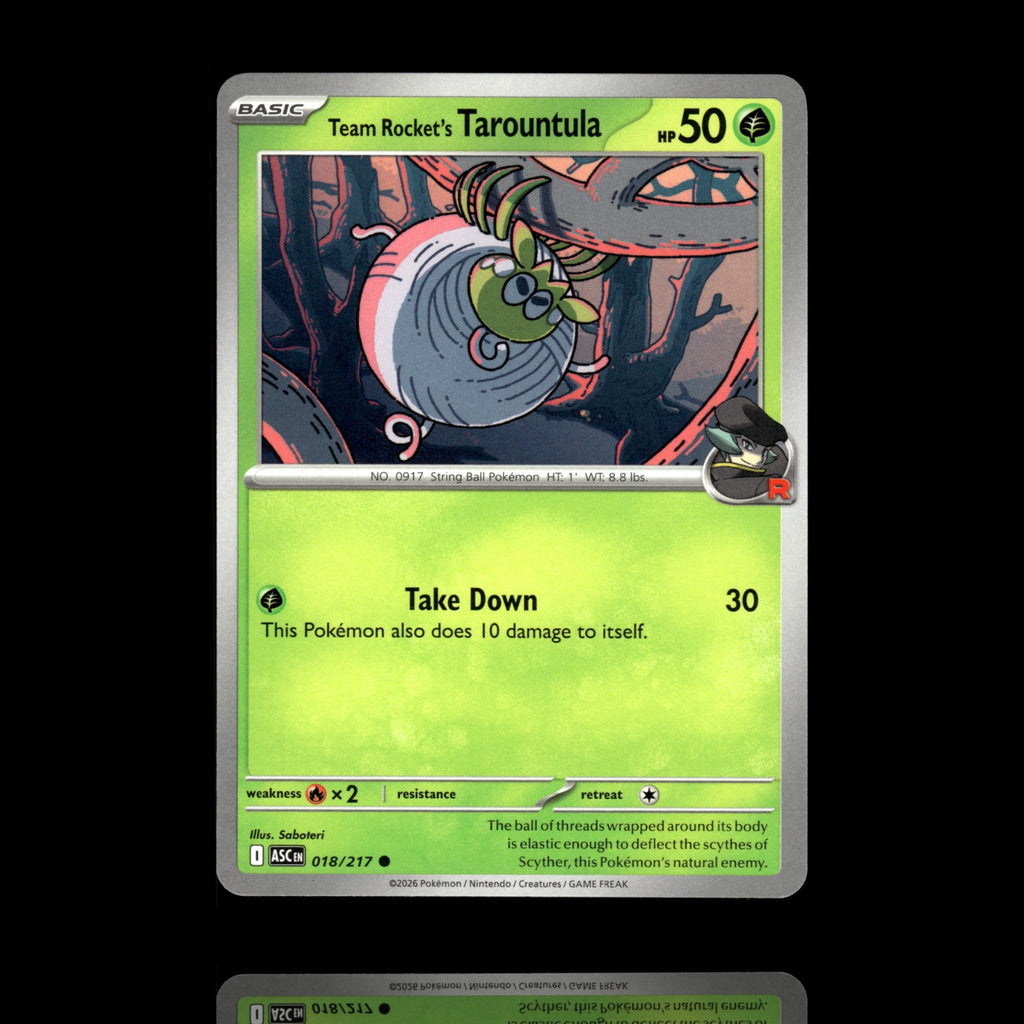 ▸ Team Rocket's Tarountula | ME: Ascended Heroes | Common | 018/217 | NM